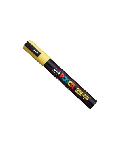 Marcatore UNI POSCA PC5M p.media 1,8-2,5mm giallo UNI MITSUBISHI