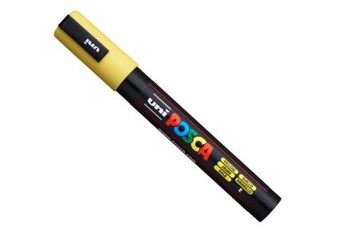 Marcatore UNI POSCA PC5M p.media 1,8-2,5mm giallo UNI MITSUBISHI