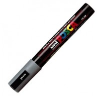 Marcatore UNI POSCA PC5M p.media 1,8-2,5mm grigio UNI MITSUBISHI