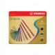 Astuccio metallo 24 pastelli STABILO ORIGINAL 8774