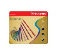 Astuccio metallo 24 pastelli STABILO ORIGINAL 8774
