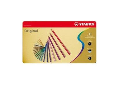 Astuccio metallo 38 pastelli STABILO ORIGINAL 8778
