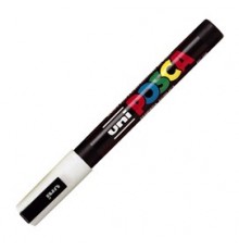 Marcatore UNI POSCA PC3M p.fine 0,9-1,3mm bianco UNI MITSUBISHI