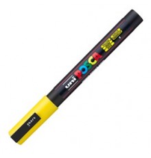 Marcatore UNI POSCA PC3M p.fine 0,9-1,3mm giallo UNI MITSUBISHI