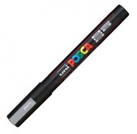 Marcatore UNI POSCA PC3M p.fine 0,9-1,3mm argento UNI MITSUBISHI