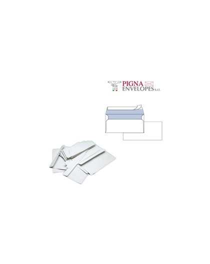 500 busteSILVER90 STRIP FSC®bianca internografata s/finestra110x230mm 90gr Pigna