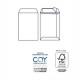 100 buste sacco COMPETITOR FSC® bianca strip adesivo 230x330mm 80gr Pigna