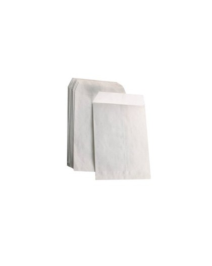 1000 BUSTE A SACCO BIANCHE 130X180MM 60GR S/GOMMA BLASETTI