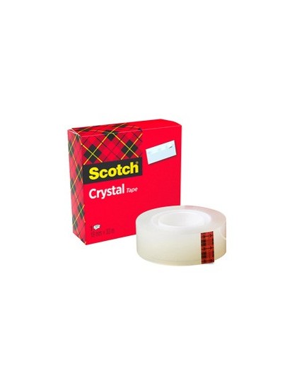 NASTRO ADESIVO Scotch® CRYSTAL CLEAR 600 33MTX19MM