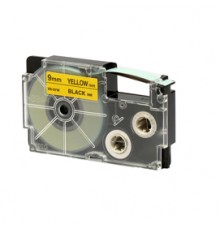 NASTRO CASIO 9MM X 8MT NERO SU GIALLO