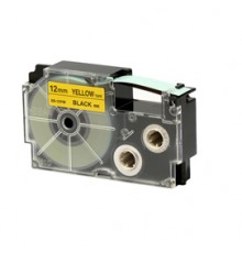 NASTRO CASIO 12MM X 8MT NERO SU GIALLO