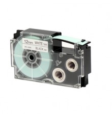 NASTRO CASIO 12MM X 8MT NERO SU BIANCO