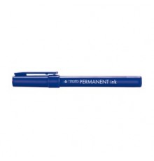 SCATOLA 12 MARCATORI TRATTO PERMANENT INK BLU