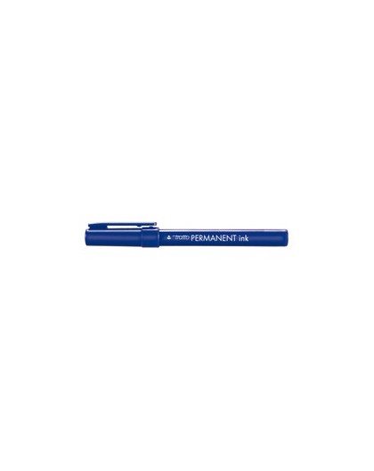 SCATOLA 12 MARCATORI TRATTO PERMANENT INK BLU