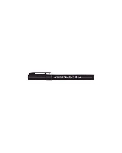 SCATOLA 12 MARCATORI TRATTO PERMANENT INK NERO