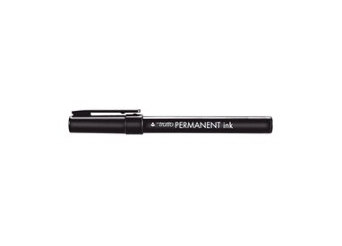SCATOLA 12 MARCATORI TRATTO PERMANENT INK NERO