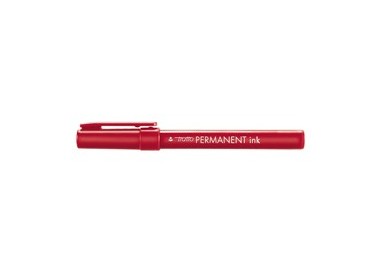 SCATOLA 12 MARCATORI TRATTO PERMANENT INK ROSSO