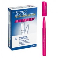 SCATOLA 12 EVIDENZIATORI HIGHLIGHTER FUCSIA TRATTO FLUO