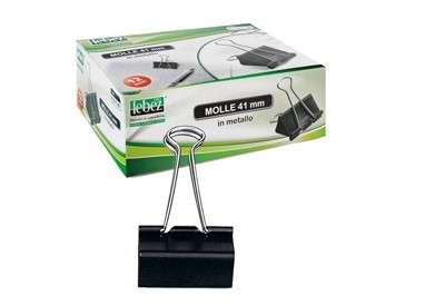 SCATOLA 12 DOUBLE CLIPS 25MM ART.510/3