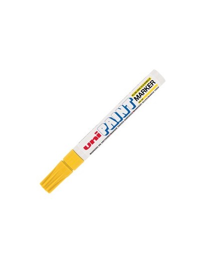 Marcatore UNI PAINT PX20 punta conica 2,8mm giallo UNI MITSUBISHI