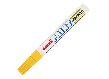 Marcatore UNI PAINT PX20 punta conica 2,8mm giallo UNI MITSUBISHI