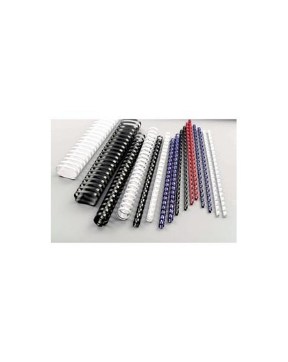 SCATOLA 100 DORSI SPIRALE 16MM BLU 21 ANELLI