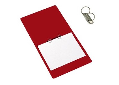 Raccoglitore Presspan 25x33cm 2anelli 25mm rosso CDG