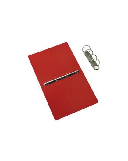 Raccoglitore Presspan 25x33cm 4anelli 25mm rosso CDG