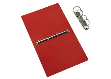 Raccoglitore Presspan 25x33cm 4anelli 25mm rosso CDG