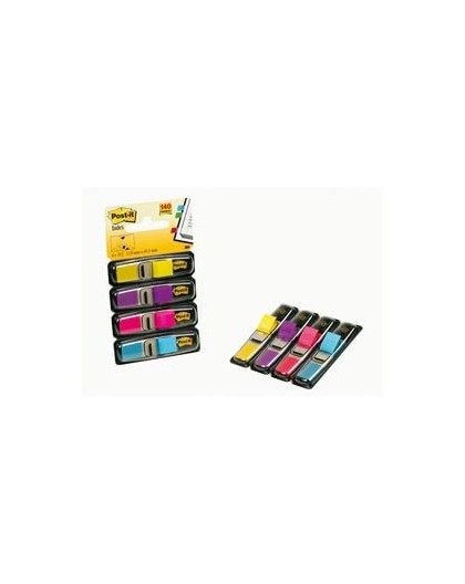 MINISET 140 SEGNAPAGINA Post-it® INDEX 683-4AB IN 4 COLORI VIVACI