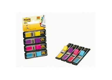 MINISET 140 SEGNAPAGINA Post-it® INDEX 683-4AB IN 4 COLORI VIVACI