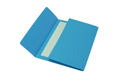 25 CARTELLINE A BUSTA 152B AZZURRO 26X34 200GR BRISTOL