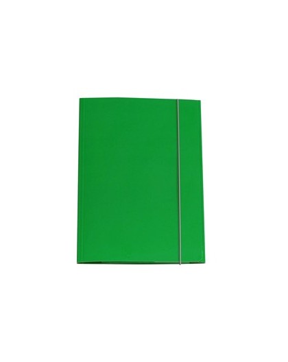 CARTELLINA CON ELASTICO 32PL 25X34CM VERDE