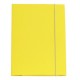 CARTELLINA CON ELASTICO 32PL 25X34CM GIALLO