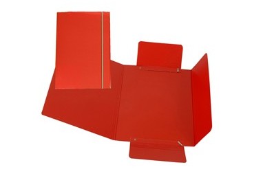 CARTELLINA C/ELASTICO 17X25CM ROSSO 40L