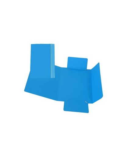 CARTELLINA C/ELASTICO 17X25CM AZZURRO 40L