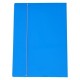 CARTELLINA C/ELASTICO CARTONE PLASTIFICATO 35X50CM AZZURRO 35EL