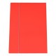 CARTELLINA C/ELASTICO PLASTIFICATO 50X70CM ROSSO 57EL