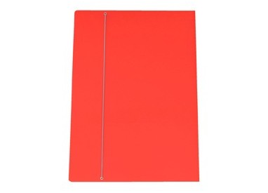 CARTELLINA C/ELASTICO PLASTIFICATO 50X70CM ROSSO 57EL