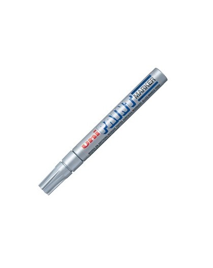 Marcatore UNI PAINT PX20 punta conica 2,8mm argento UNI MITSUBISHI