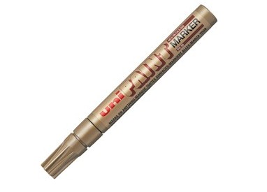 Marcatore UNI PAINT PX20 punta conica 2,8mm oro UNI MITSUBISHI
