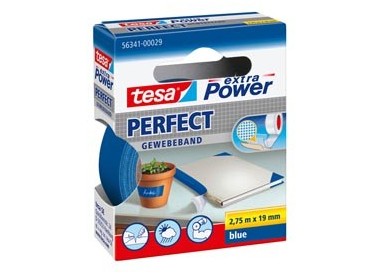 NASTRO ADESIVO TELATO 19MMX2,7MT BLU 56341 XP PERFECT