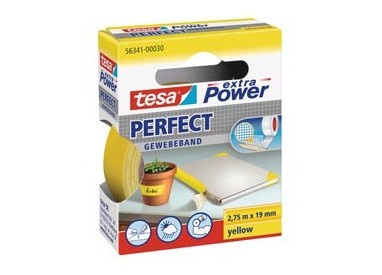 NASTRO ADESIVO TELATO 19MMX2,7MT GIALLO 56341 XP PERFECT