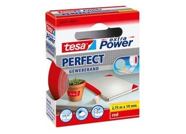 NASTRO ADESIVO TELATO 19MMX2,7MT ROSSO 56341 XP PERFECT