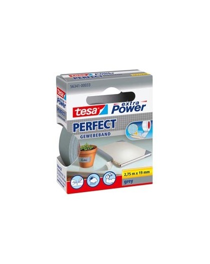 NASTRO ADESIVO TELATO 19MMX2,7MT GRIGIO 56341 XP PERFECT
