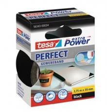 NASTRO ADESIVO TELATO 38MMX2,7MT NERO 56343 XP PERFECT