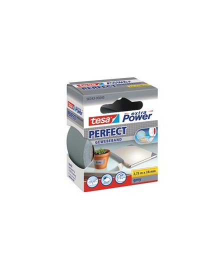 NASTRO ADESIVO TELATO 38MMX2,7MT GRIGIO 56343 XP PERFECT