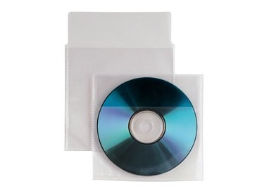 25 buste a sacco PP Insert CD 125x120mm c/patella Sei Rota