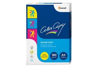 CARTA BIANCA COLOR COPY A4 210x297mm 160gr 250fg MONDI