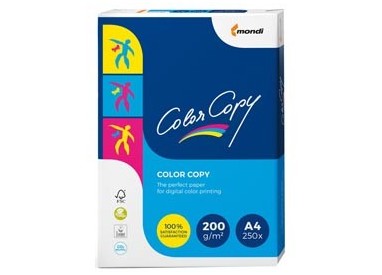 CARTA BIANCA COLOR COPY A4 210x297mm 200gr 250fg MONDI